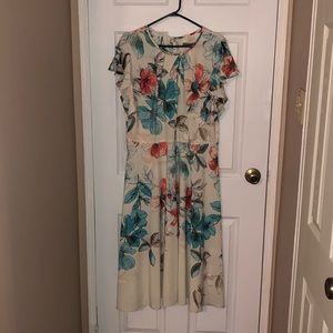 Floral n flare dress